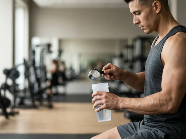 à quoi sert la créatine en musculation : prise de supplément en poudre