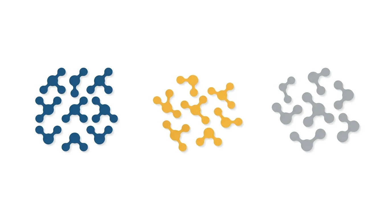 Schéma des 3 catégories d'acides aminés : essentiels, non essentiels et conditionnellement essentiels