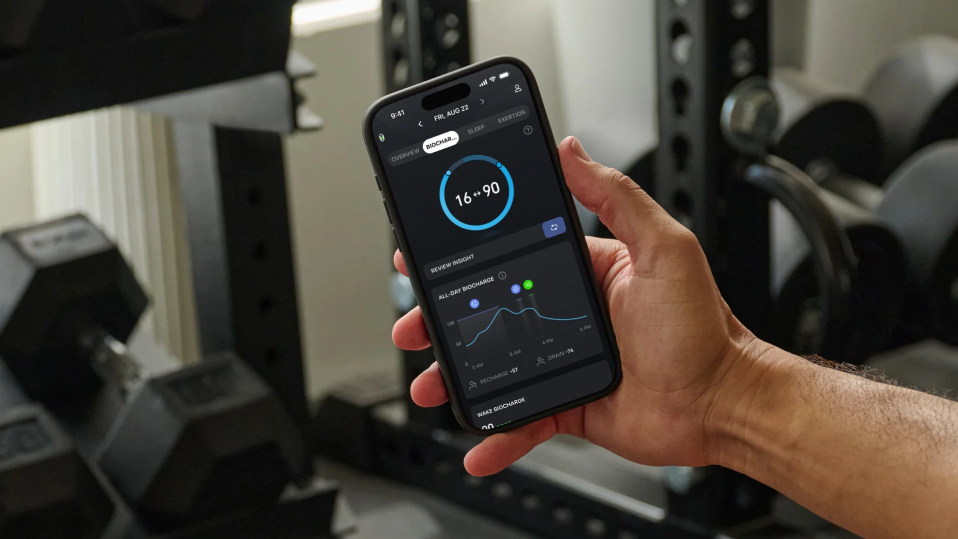 interface d'une application de suivi de musculation montrant la progression des charges