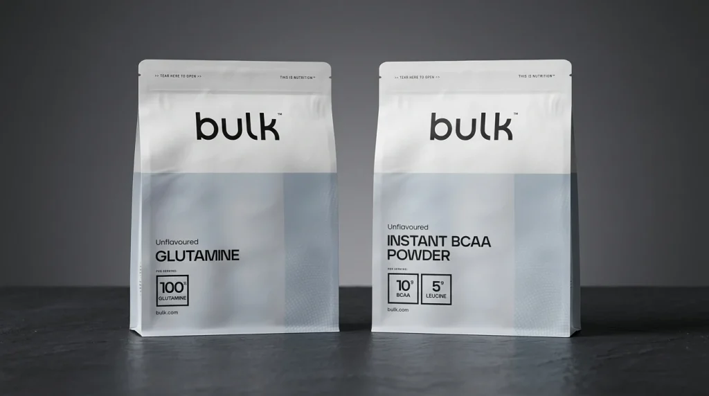 Avis des acides amines Bulk : poudre de Glutamine et Instant BCAA