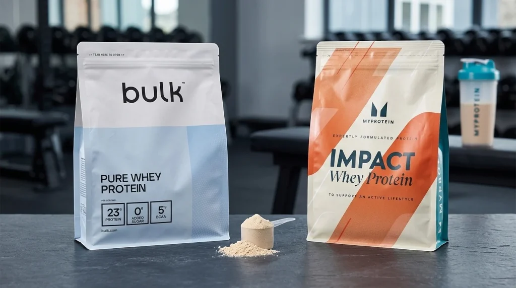 Bulk vs MyProtein, comparatif des deux marques de nutrition sportive