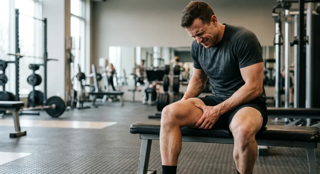 douleur musculaire à la jambe après l'entraînement
