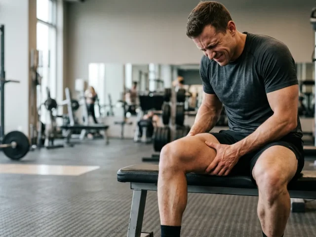 douleur musculaire à la jambe après l'entraînement