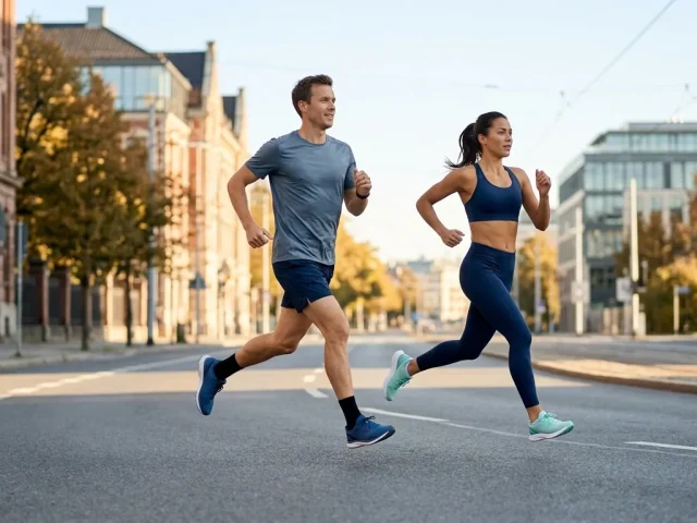 ensemble de running homme et femme : tenue technique complète pour courir
