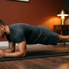 exercices de renforcement musculaire pour debutant : planche et gainage