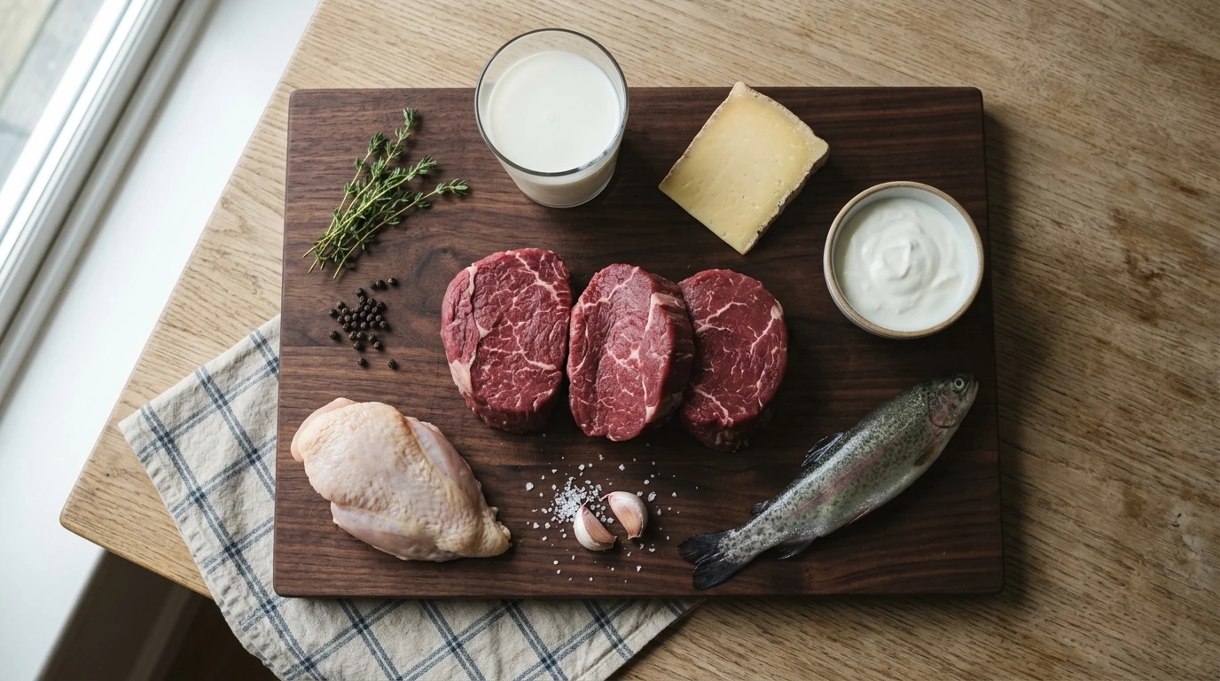 Aliments naturellement riches en L-carnitine