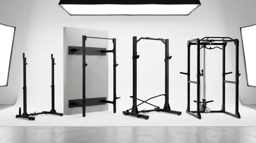 Quatre formats de racks de musculation pour la maison