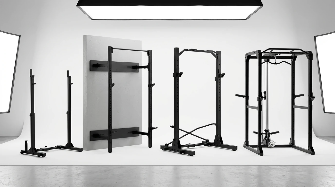 Quatre formats de racks de musculation pour la maison