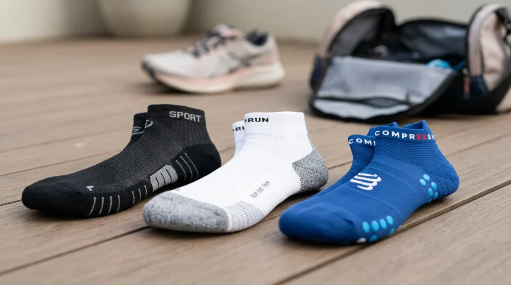 Selection de chaussettes de running techniques (comparatif 2026)