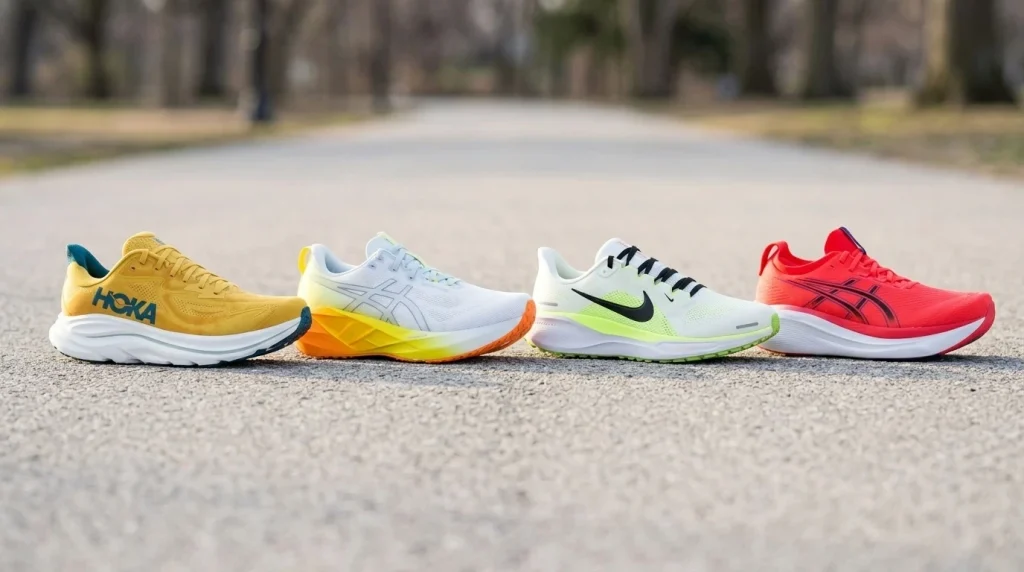 Comparatif des meilleures chaussures de running route 2026 : Hoka, Asics, Nike, Kiprun