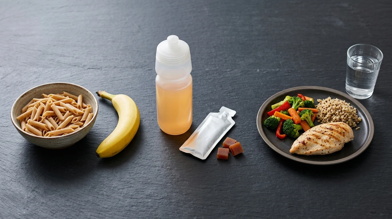 Repas du sportif avant, pendant et après l'effort