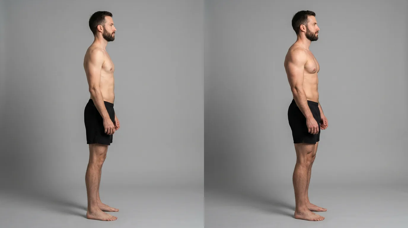 progression prise de masse musculaire avant après 6 mois, résultat réaliste