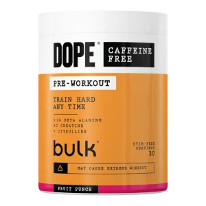 Bulk Dope Pré-Workout Sans Caféine