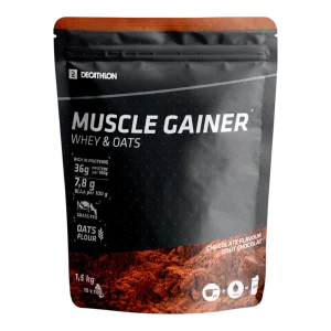 Muscle Gainer avoine et whey Decathlon, sachet de 1,5 kg