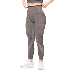 Legging seamless de musculation Domyos marron