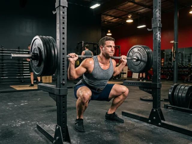 Séance de programme full body en salle de musculation