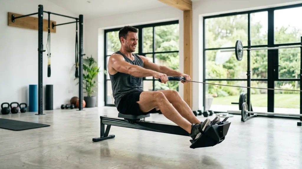 rameur cardio perte de poids seance home fitness