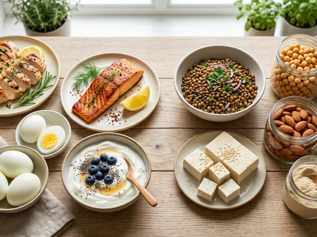 sources de protéines alimentaires et compléments protéinés pour le sport