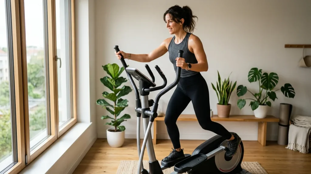 vélo elliptique avant après 1 mois, résultats pratique à domicile