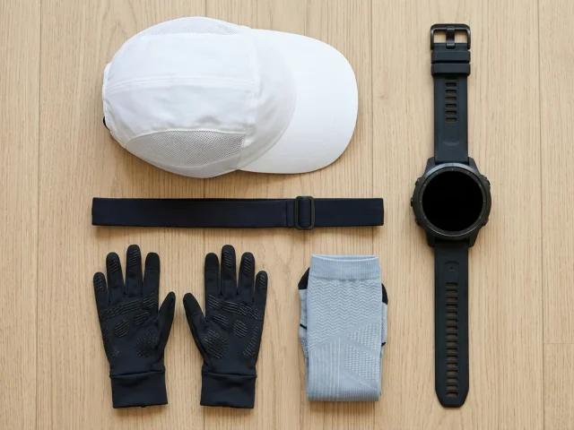 Les accessoires running indispensables : chaussettes, casquette, gants, montre et ceinture