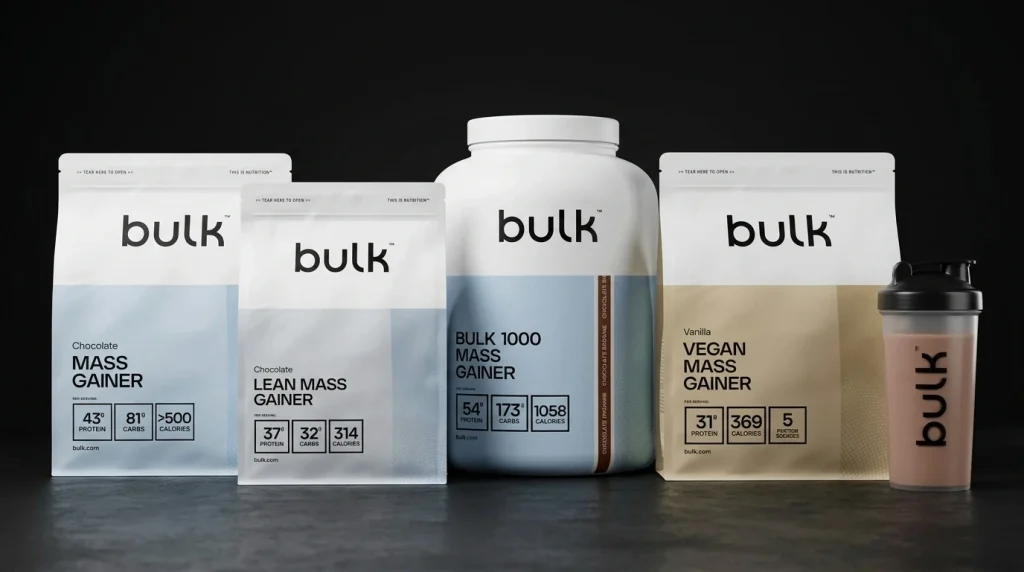 Les 4 gainers de la gamme Bulk pour la prise de masse