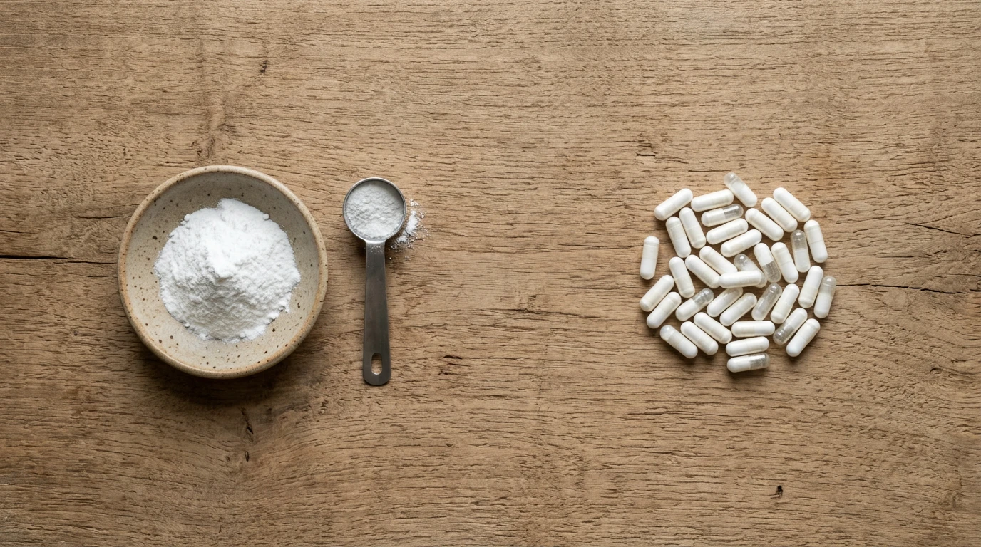 Créatine en poudre ou en gélules : même efficacité