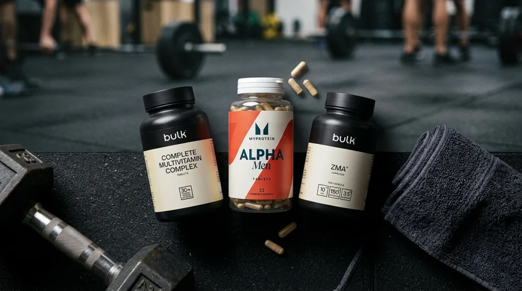 Compléments alimentaires pour la musculation : multivitamines, créatine, ZMA, oméga 3