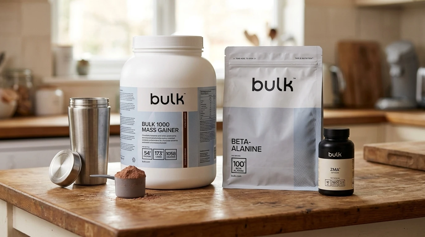 Compléments légaux pour la prise de masse : gainer, whey et créatine