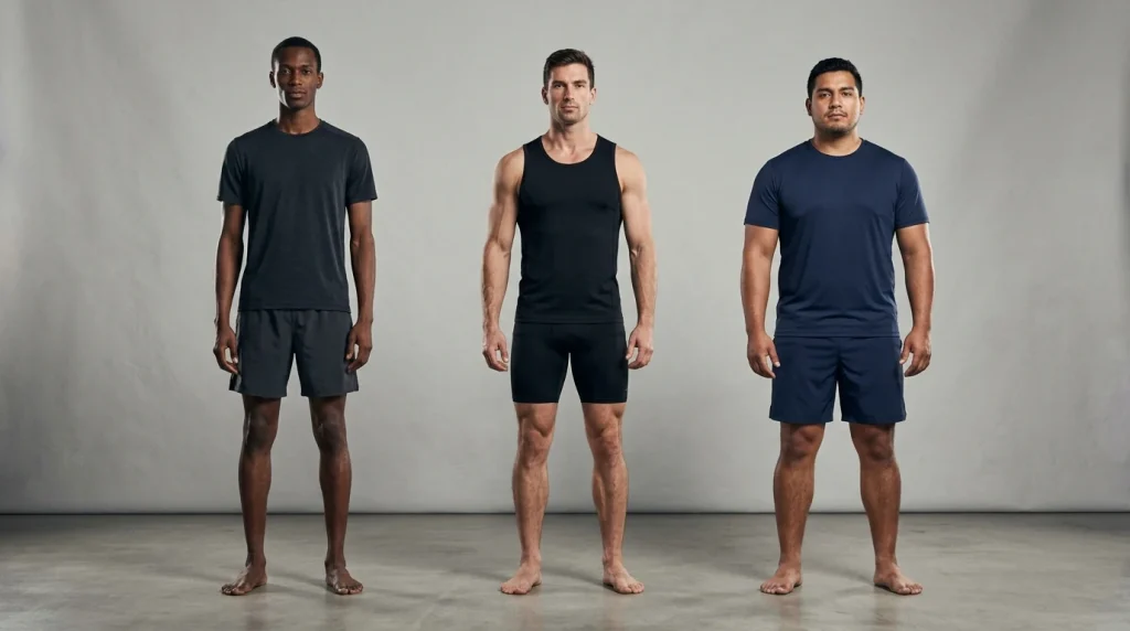 ectomorphe mésomorphe endomorphe musculation comparaison des trois morphotypes