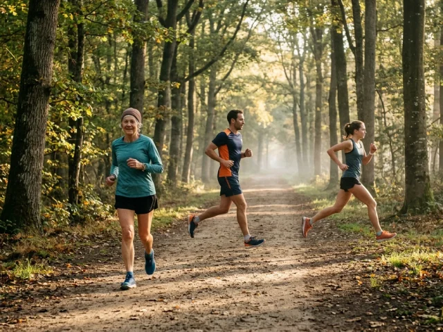 Jogging, footing et running : trois façons de courir sur un sentier en forêt