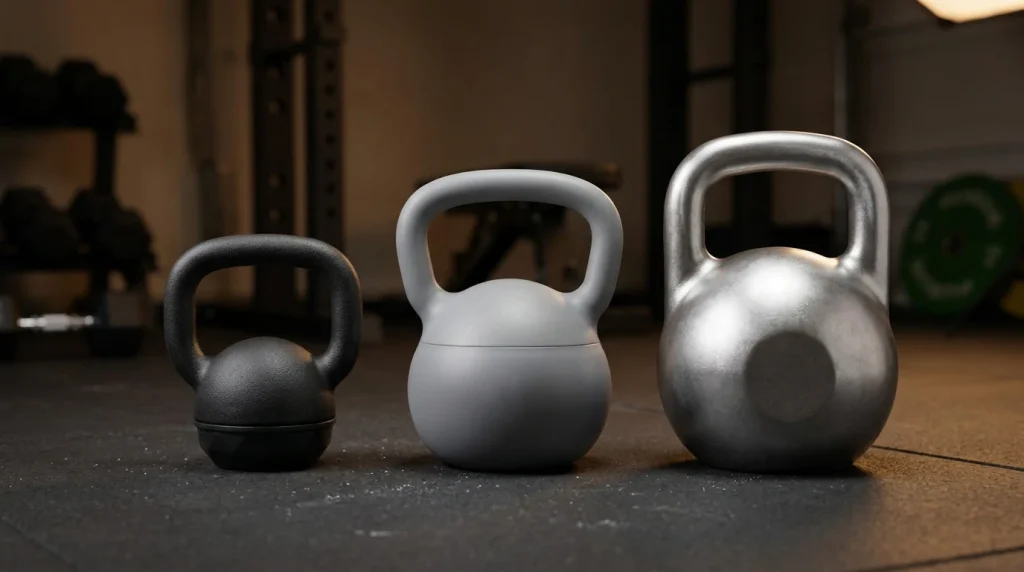 La gamme kettlebell Decathlon : modèles fonte, vinyle et acier comparés