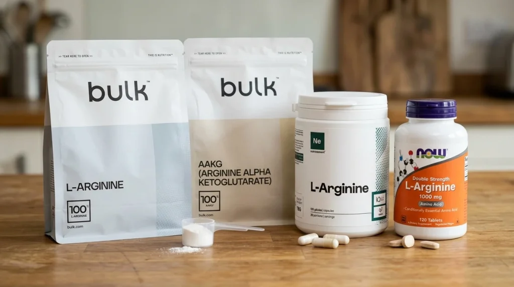 Comparatif des meilleures arginines en poudre et en gélules