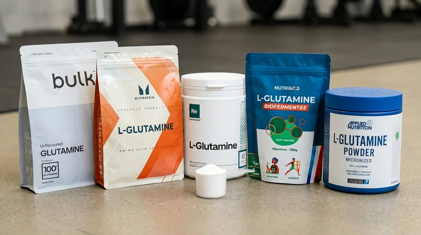 Comparatif des meilleures glutamines en poudre