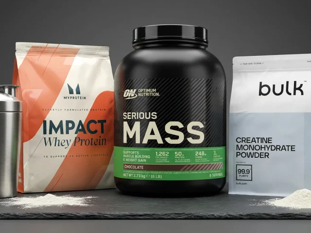 Complements pour la prise de masse : creatine, whey et mass gainer