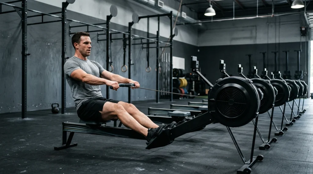 musculation au rameur : muscles travaillés et position correcte de tirage