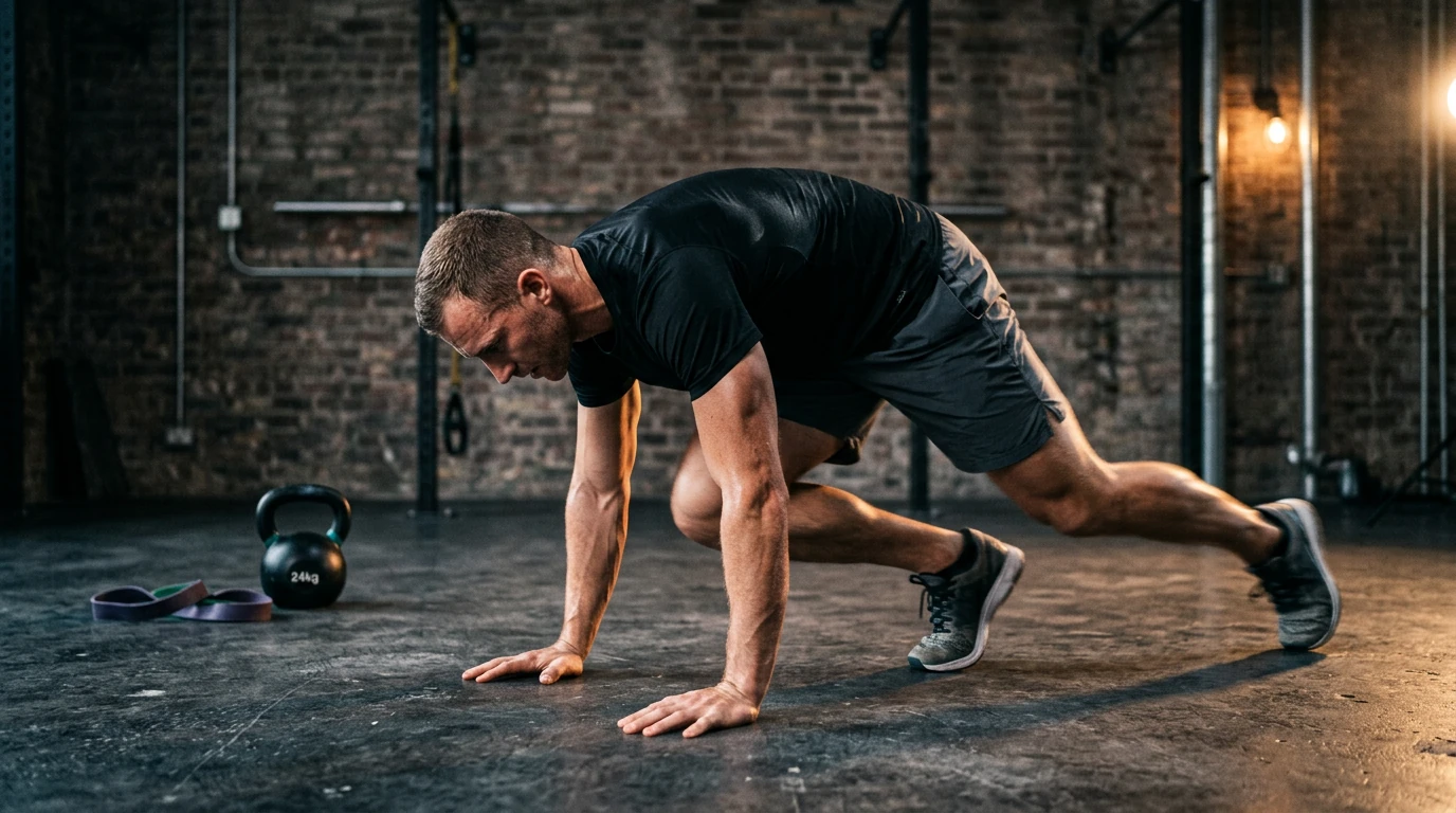 circuit training perte de poids : exercice polyarticulaire enchaîné