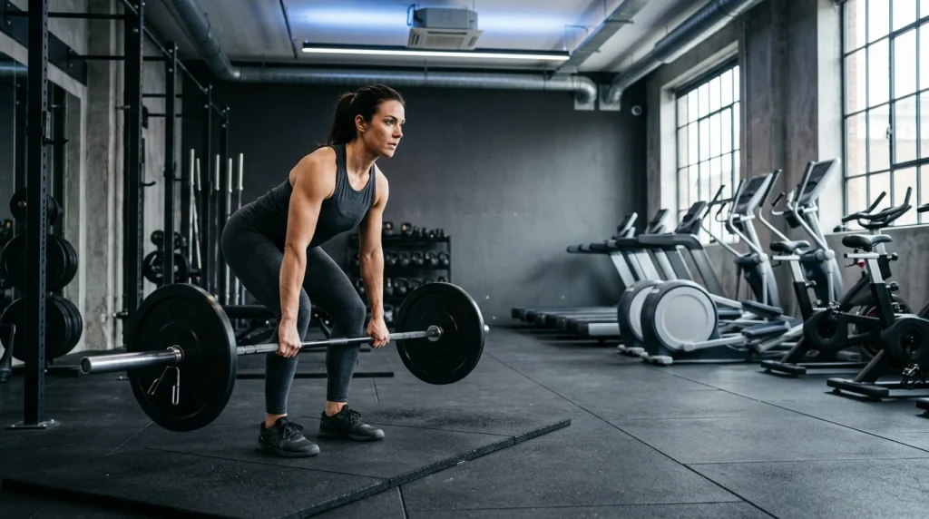 musculation pour maigrir : séance de renforcement musculaire en salle
