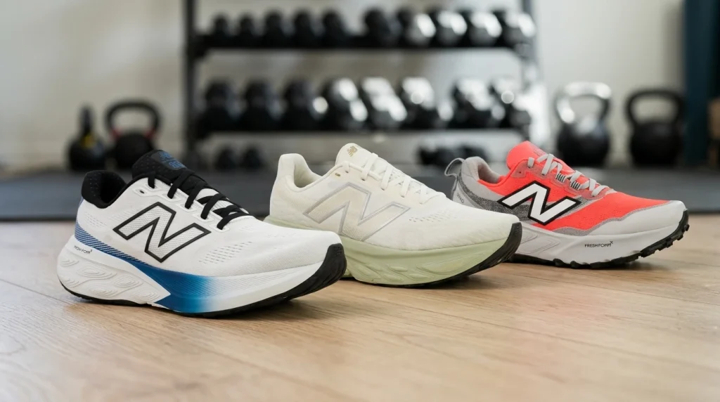 Sélection de chaussures de running New Balance : Fresh Foam X 880, 1080 et Hierro