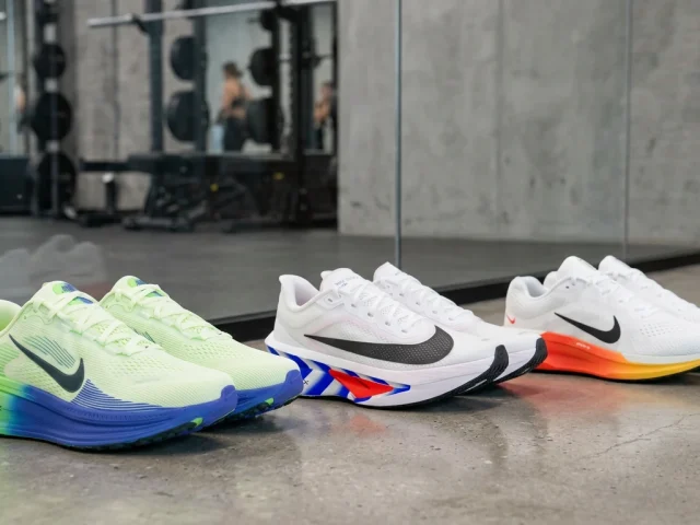 Sélection de chaussures de running Nike : Vomero 18, Zoom Fly 6 et Air Winflo 11