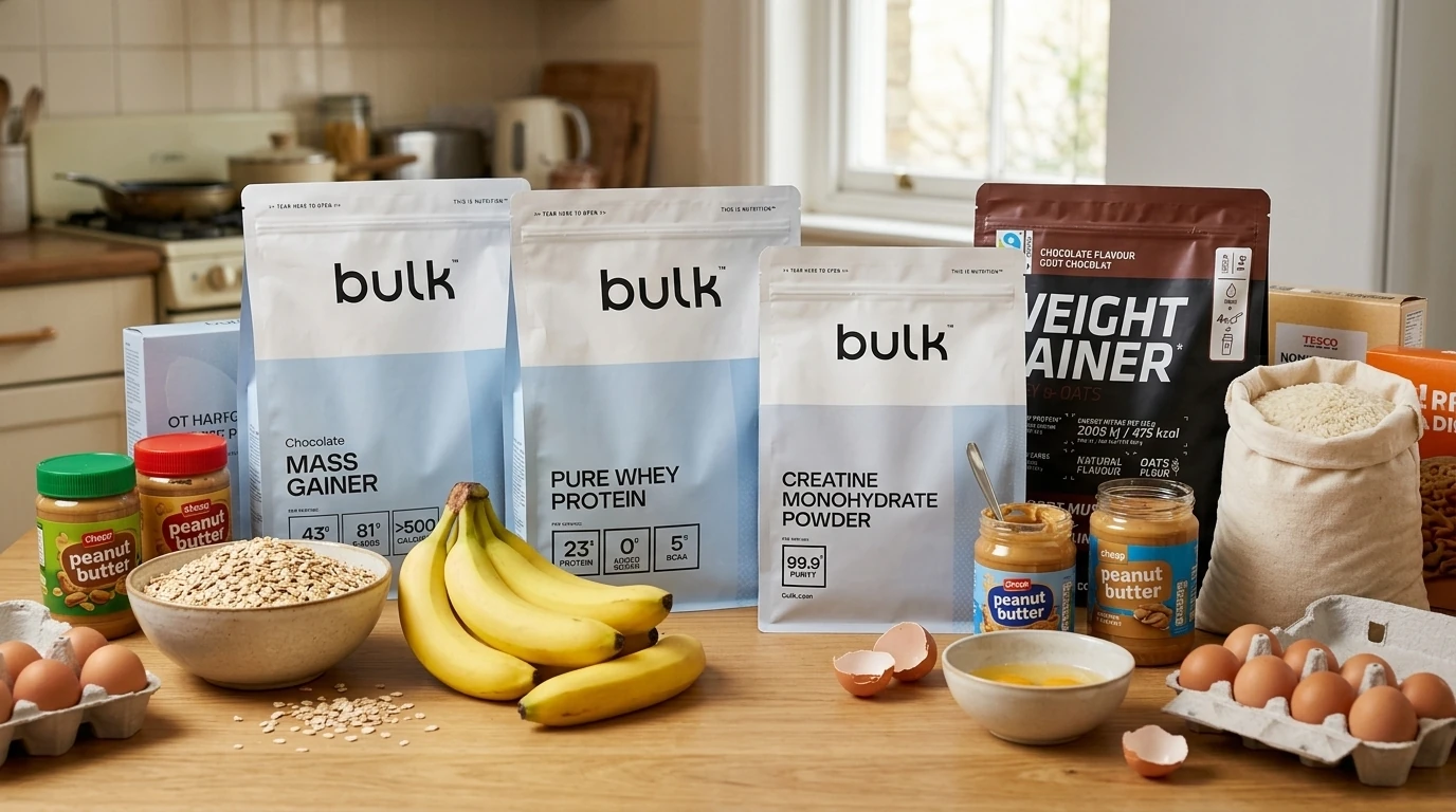 Prise de masse pas cher : aliments et compléments budget