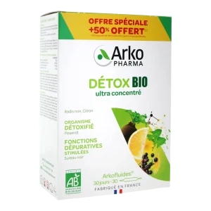 Arkofluides Détox Bio, Arkopharma