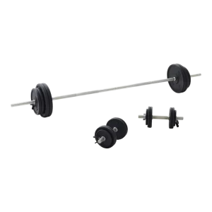 Kit 93 kg haltères et barre musculation Corength, Decathlon