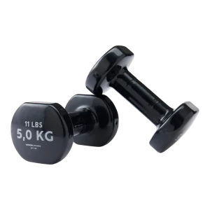 Paire d'haltères fitness fonte-PVC Domyos 1 kg