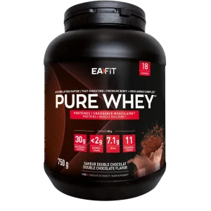 Eafit Pure Whey, pot double chocolat
