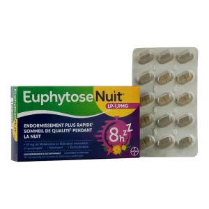 Euphytose Nuit LP mélatonine 1,9 mg