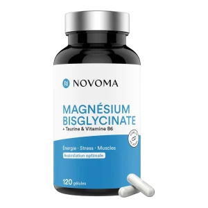 Magnésium bisglycinate + taurine & B6 Novoma