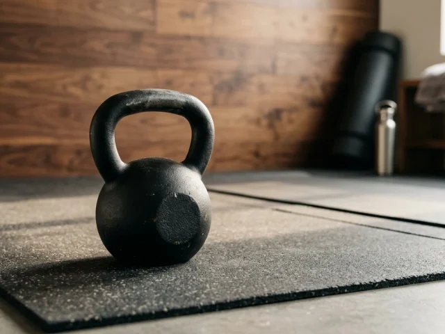 Kettlebell pret pour un entrainement full body a la maison