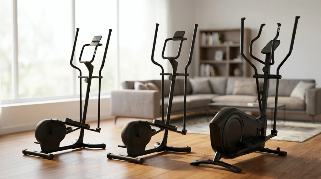 Gamme de velos elliptiques Domyos : EL540, Initial 300 et 100