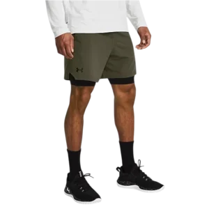 Short de running 2-en-1 Under Armour Vanish tissé homme