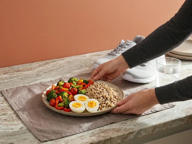 Assiette équilibrée et baskets : les bases d'une perte de poids durable